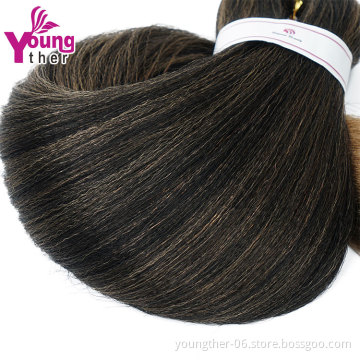 Pre Stretched Ombre Easy Hair Braid Synthetic Yaki Braiding Hair Extension prestreched ez Braid Synthetic Hair